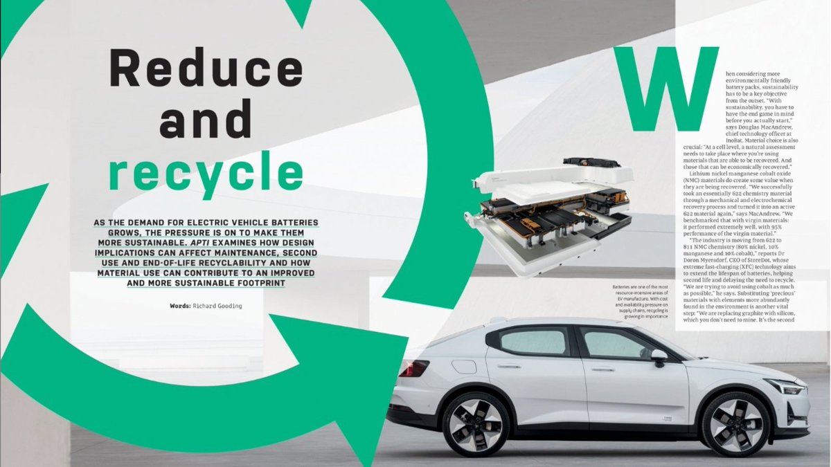 FEATURE | When considering more environmentally friendly #battery packs, #sustainability has to be a key objective from the outset. Read the feature: bit.ly/3PpEFOF

This feature first appeared in the January 2023 issue of #PowertrainMag – read: bit.ly/PowertrainMagJ…