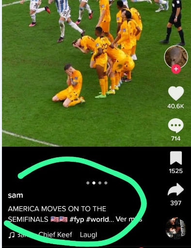 Bueno resulta que en Tik Tok hay toda una oleada de yanquis que ahora hinchan por Argentina porque consideran que es parte de AMERICA (les tomó siglos pero se dieron cuenta), pero cuando ponen América ponen la bandera de ellos jajajsjsjsjsjsjs.