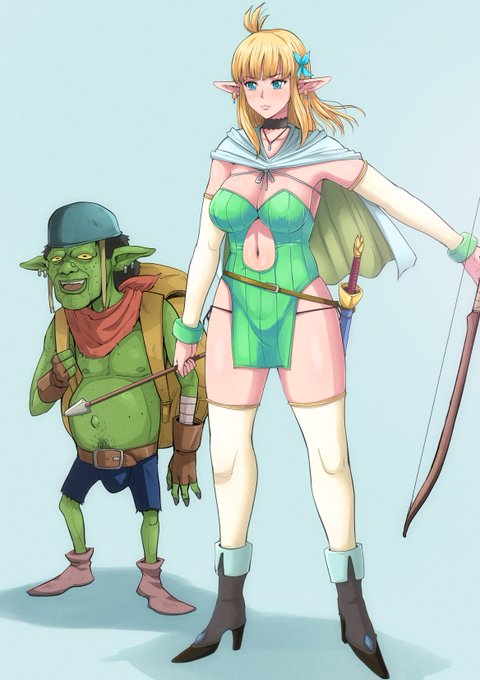 ゲーム用の仲間キャラ2人目
エルフの女王の娘。人語を介すゴブリンと取引を行いオークに蹂躙される国から脱出した。
取引とは、そのゴブリンの専用苗床になる事だった・・・ 