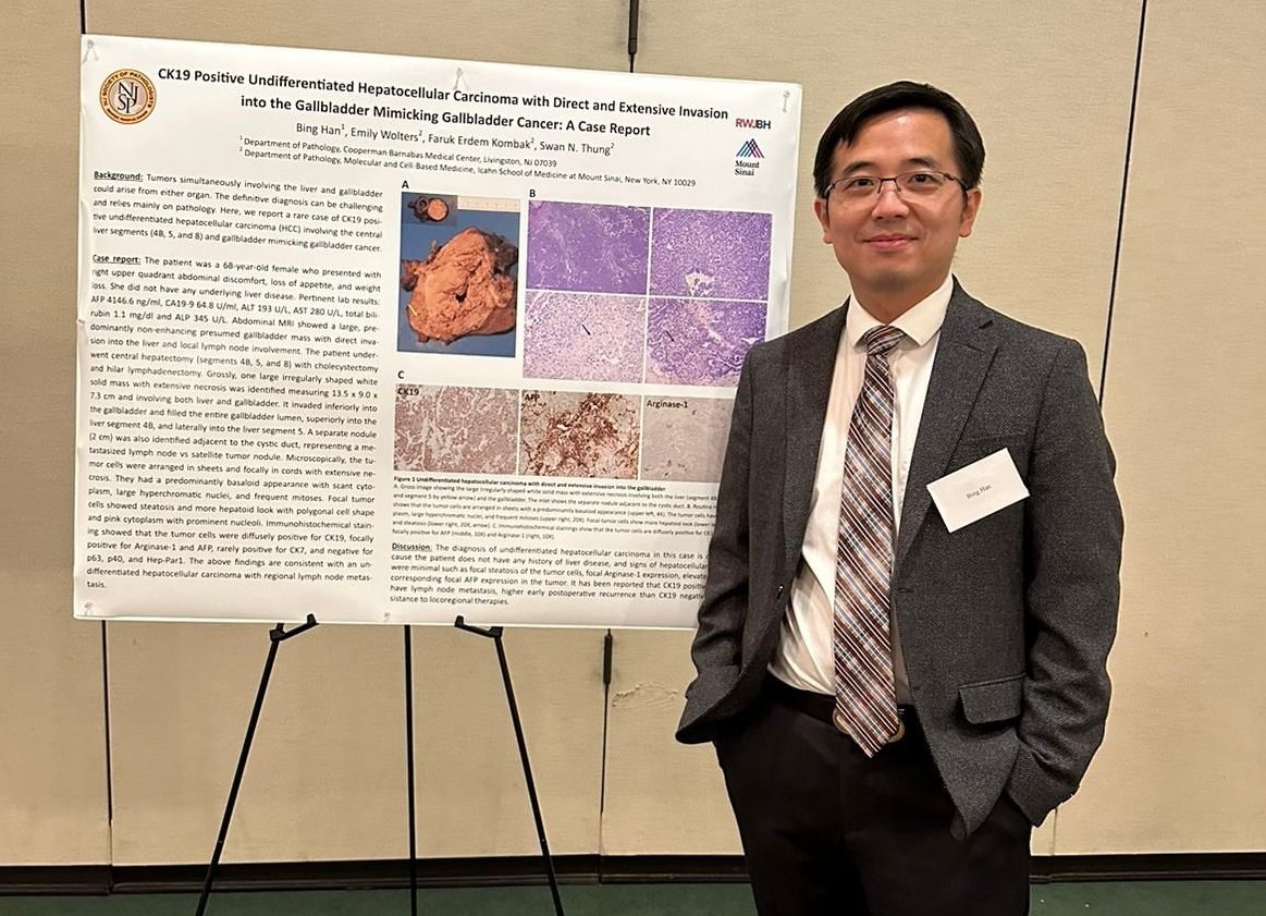 MountSinai Pathology (@mountsinai_path) on Twitter photo Congratulations to our PGY-1s <a href="/comvakis/">Erdem Kombak (Eddy)</a> Erdem Kombak and Emily Wolters for winning the 3rd prize๐ for their poster, under the mentorship of Dr. Swan Thung, at the NJSP conference! ๐๐ #ImmenselyProud #PathTwitter #pathresidents Congratulations to our PGY-1s <a href="/comvakis/">Erdem Kombak (Eddy)</a> Erdem Kombak and Emily Wolters for winning the 3rd prize๐ for their poster, under the mentorship of Dr. Swan Thung, at the NJSP conference! ๐๐ #ImmenselyProud #PathTwitter #pathresidents