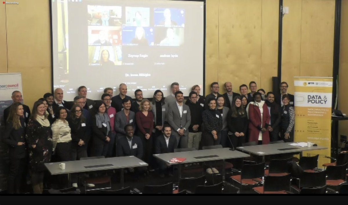 ZeynepEngin's tweet image. Amazing closure to this year&apos;s three-region #DataForPolicy2022 conference from the Brussels Team! Thanks @muredduf, The Lisbon Council, and the VUB for hosting this final step - and to everyone involved in organisation and to everyone presented. More celebrations to come...