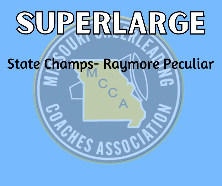 raypecschools's tweet photo. Ray-Pec High School varsity cheer won the state championship in Superlarge Division! And 4 RP cheerleaders earned All-State honors: Brooke Spiller, Back Spot; Victoria Ocampo, Jumps; Melissa Hadley, Tumbling; &amp; Mia Abnos, Base. @mocheercoaches state competition was Dec. 10-11. https://t.co/I9HNS77uSD