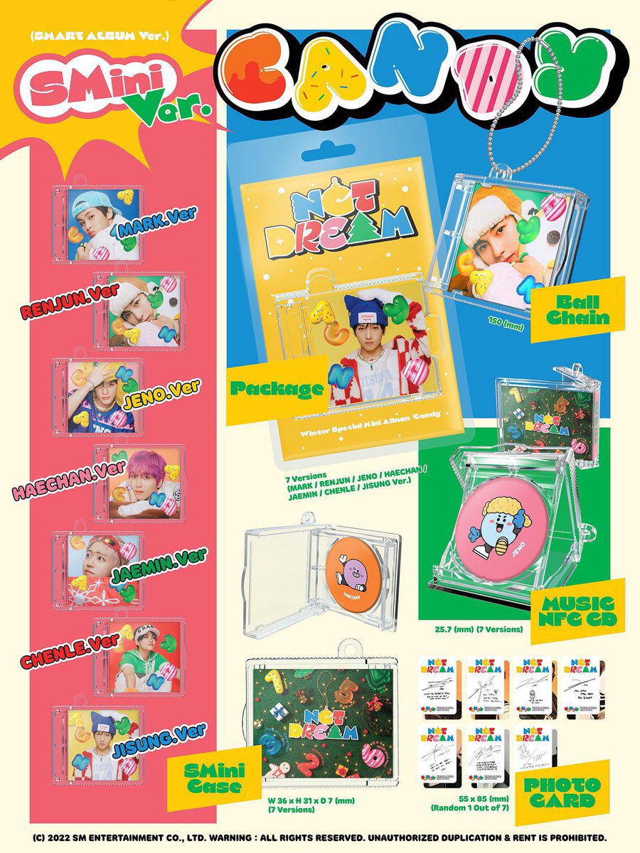 braverymars's tweet photo. อัลบั้ม nct dream candy [smini &amp; candy box ver.] รอบดันยอด

♡ SMini 287 / มัดจำ 137
♡ เลือกปกได้ตามเมมเบอร์
-
♡ Candy box 587 / ไม่รับ��ัดจำ
-
♡ รับแต่แบบไม่แกะ

✈️ เก็บรอบเดียวส่งกลับแอร์
🚚 ค่าส่งเหมา 50฿

🛒 สั่งซื้อ : https://t.co/41kKUZq1Xn

#ตลาดนัดnct #ตลาดนัดnctdream https://t.co/SEysp7c7yP