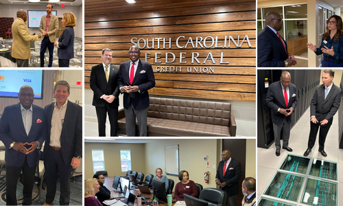 TheCCUL's tweet image. Credit union leaders and staff at @cpm_fcu, REV FCU, and @SCFederalCU were honored this week with a visit from Rodney Hood, eleventh chairman and current board member of the NCUA.

Read more: bit.ly/3WaohVb