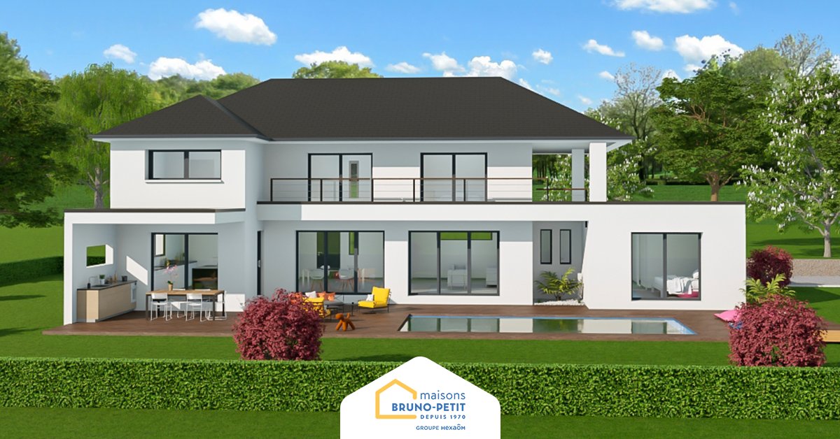 Découvrez ce projet de maison signé Maisons Bruno Petit

Sur 220 m², cette maison offre une pièce de vie de 51 m² avec cuisine ouverte et cellier 
L'espace nuit se compose de 3 chambres dont une suite parentale avec dressing

Le ➕ de ce projet ? Un garage de 38 m² 
#construction