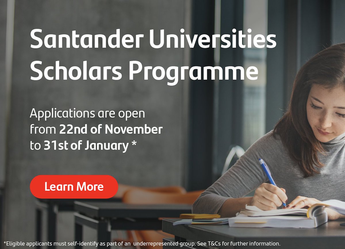 QMUL's tweet image. Are you an undergrad student at QMUL?

@santanderuk's Universities Scholars programme will support 100 full-time current students, due to graduate in 2025, for 3 years. The scholars will receive £30k of funding. 

QMUL is guaranteed at least 1 scholar ⬇️ 
shorturl.at/FLN78