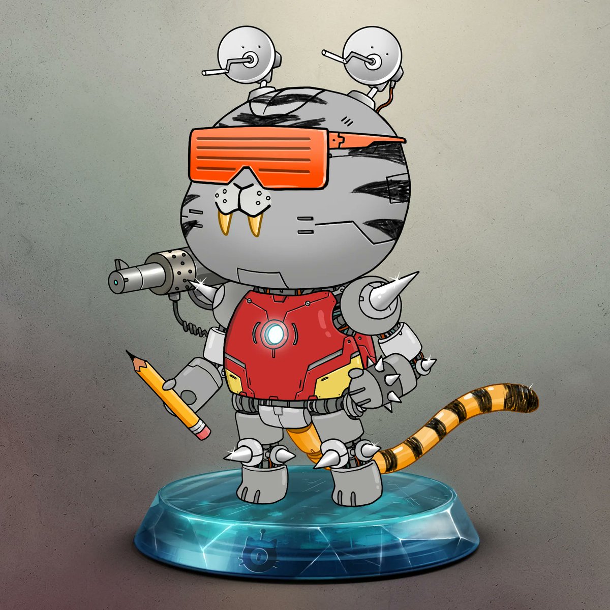 This Catbot will be given away during the space:
₍ᵣₐₙₖ #₂₁₄/₁₂₀₀₀₎

Gettin' cold out there...🧊