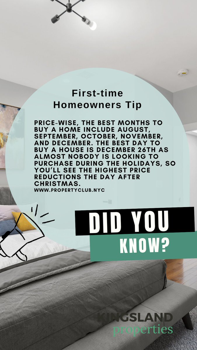 KINGSLANDPR's tweet photo. Another Tuesday, Another Tip! #kingslandproperties #RealEstate #homebuyers https://t.co/ySxOBF95VQ