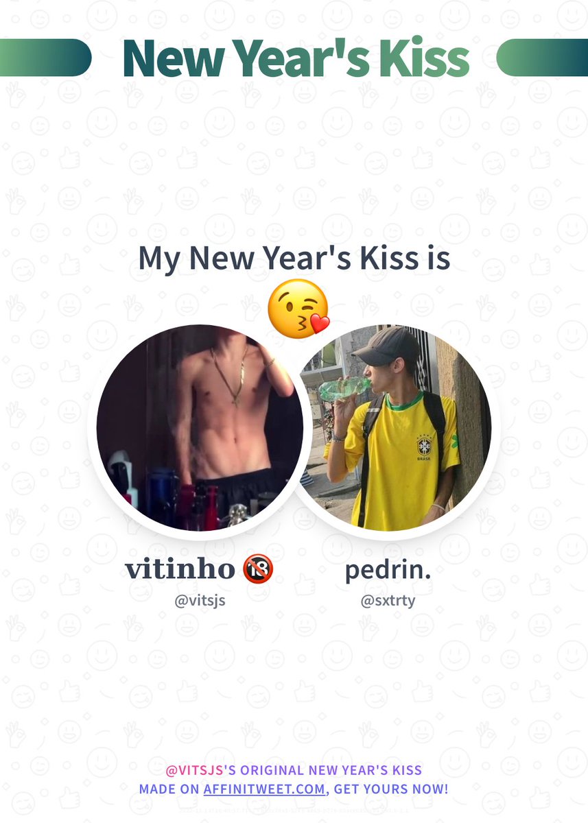 vitsjs's tweet photo. ✨ New Year's Kiss 

I'm preparing my best last year kiss and first of the next year sxtrty 😘💕
And you, who will you kiss at midnight?

➡️ https://t.co/Y0YkoZCoT2 https://t.co/KlM3wPvE2A