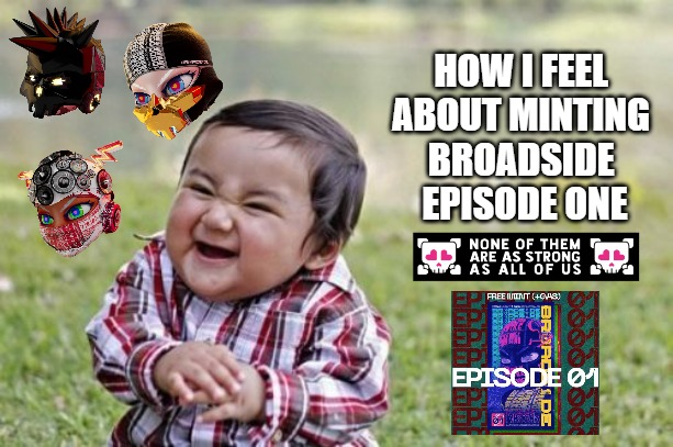 DrBatCow's tweet image. GM!
☠️🆙
#BroadsideNFT #MintingDay #BONESUP