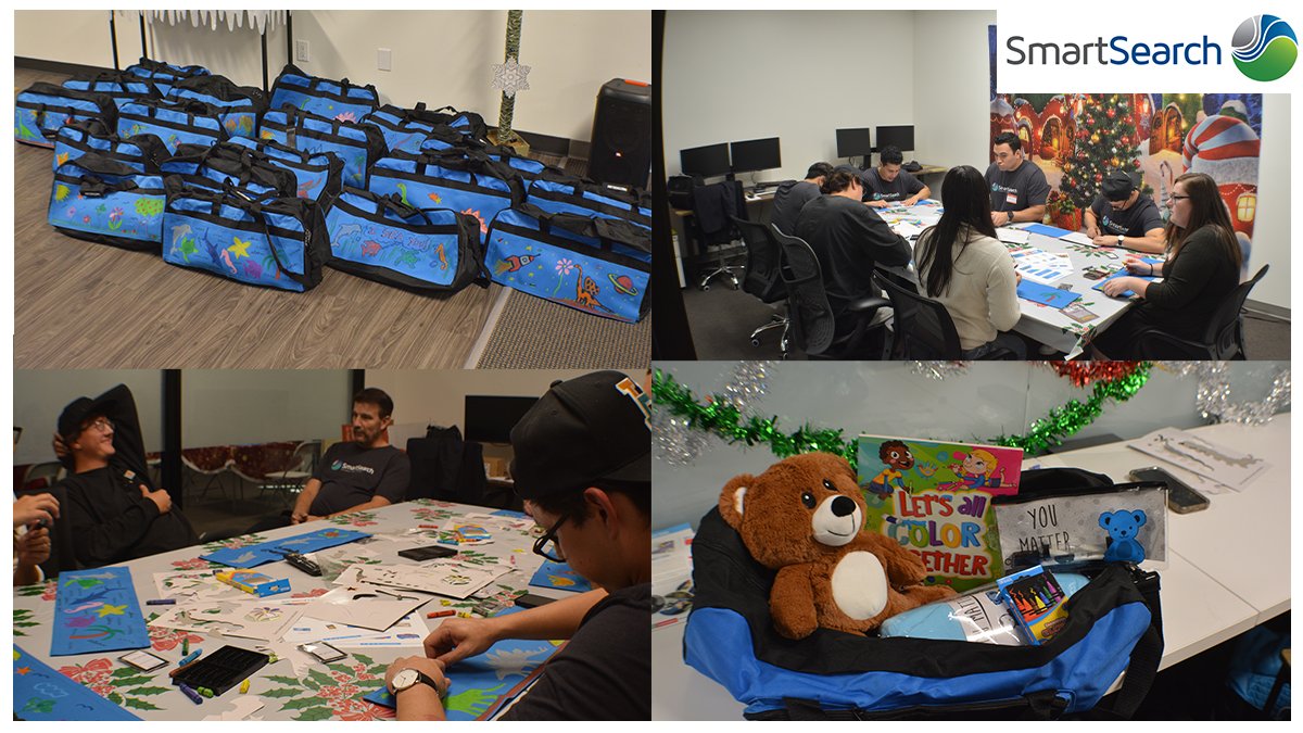 SmartSearchATS's tweet photo. Last week the SmartSearch team came together by making bags donated to a local foster care non-profit, Casa De Amparo.
It was a fun and rewarding opportunity to reconnect with each other and be a force for positive change.
#SmartSearchATS #culture #givingback https://t.co/IAfkZNMBJr