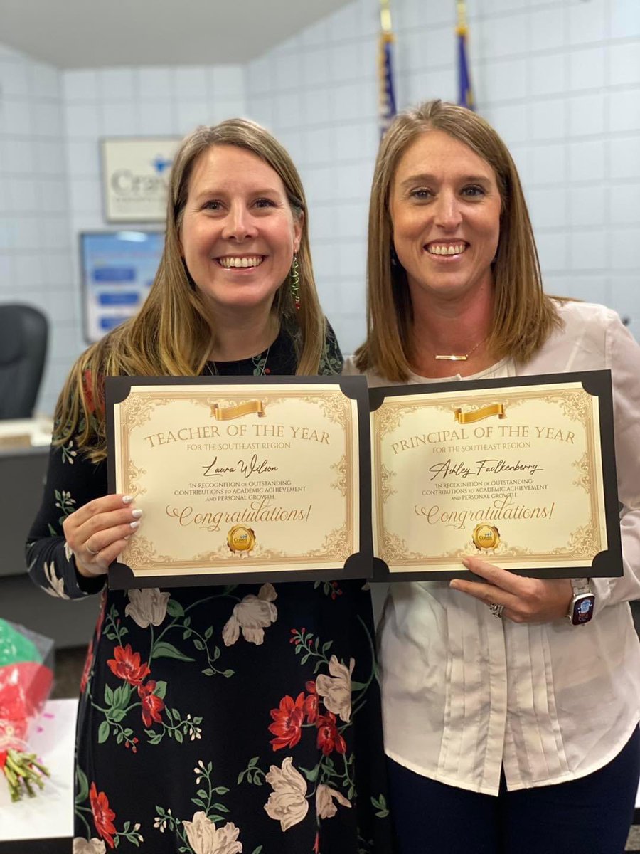 Today was AWESOME. <a href="/CravenCoSchHR/">Craven Co Schools HR</a> took the entire Southeast Titles for Regional Teacher &amp; Principal of the Year for 2022-2023. We are so proud!!