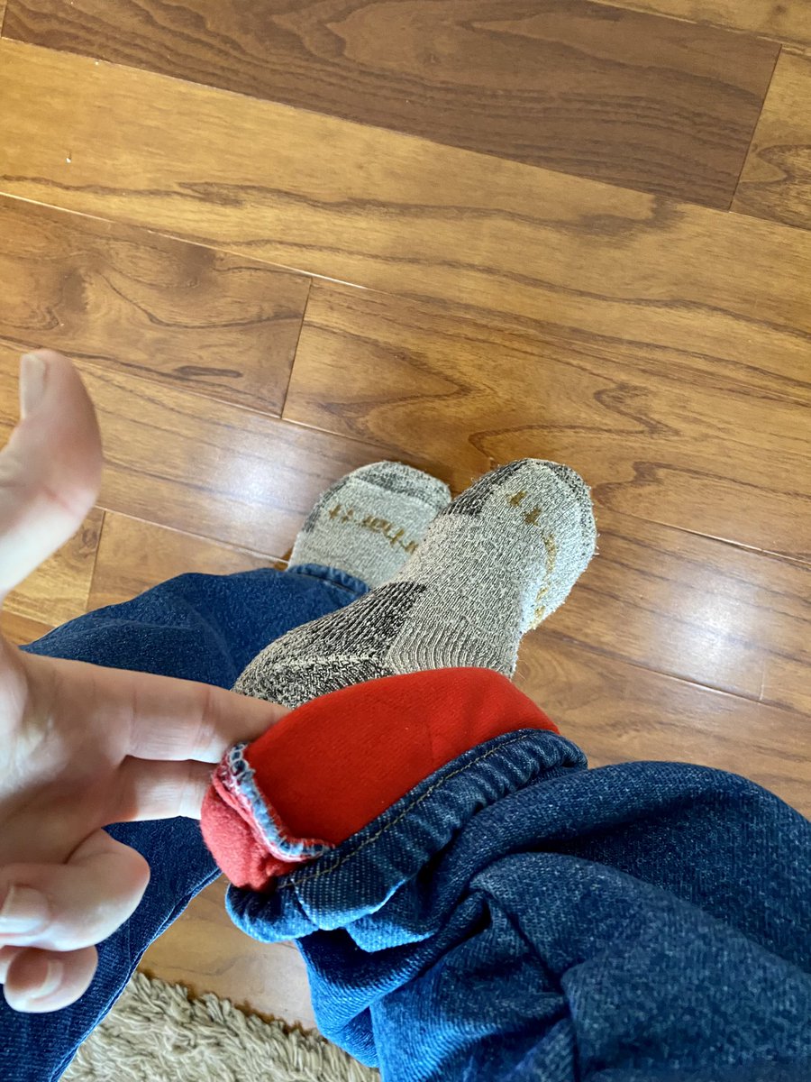 loyalmoses's tweet photo. Insulated Wranglers! I can’t explain the way these pants make me feel! #warm #blanket #lowerhalf https://t.co/NUXCJfwbJ9