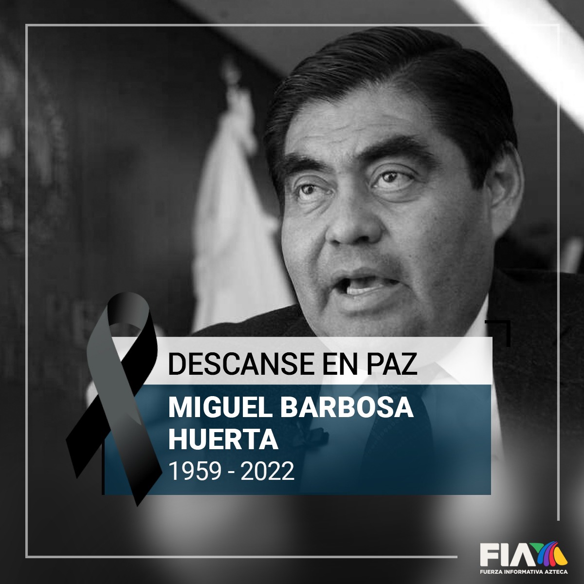 #ÚLTIMAHORA | El presidente de México, <a href="/lopezobrador_/">Andrés Manuel</a>, confirmó la muerte de Miguel Barbosa, gobernador de #Puebla. 

Información en proceso.