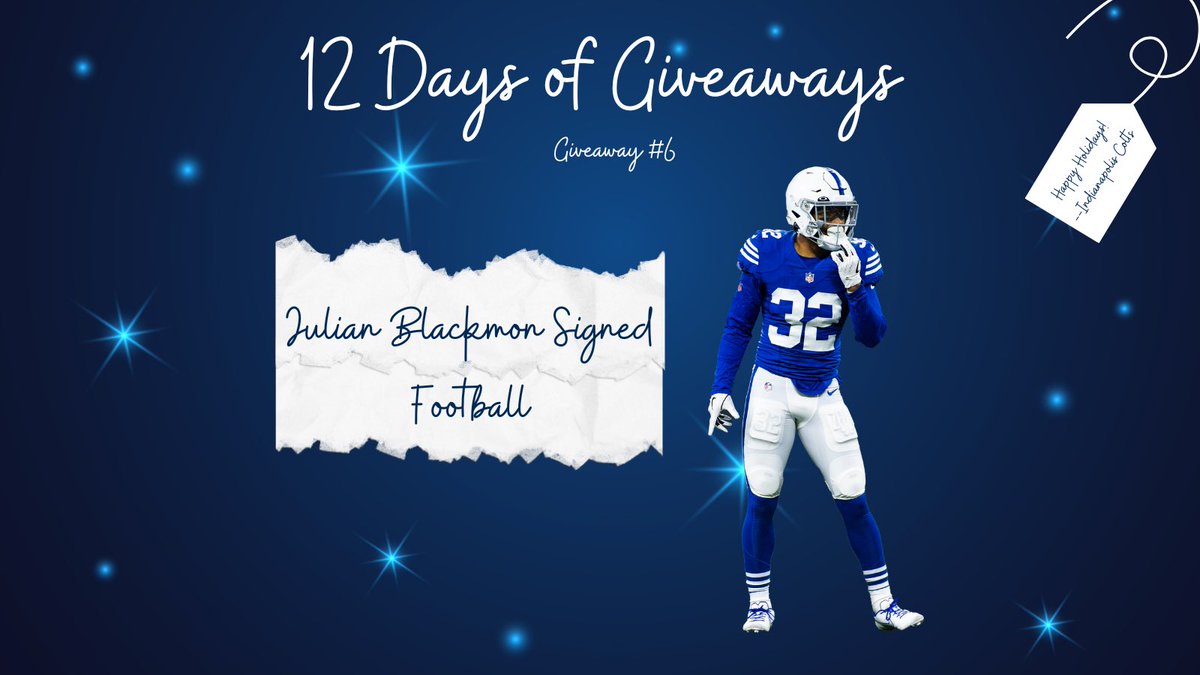 ColtsLife's tweet photo. DAY 6 DAY 6 DAY 6👏👏👏
Retweet and follow for a chance to win!! https://t.co/BEXxQxJ8iO