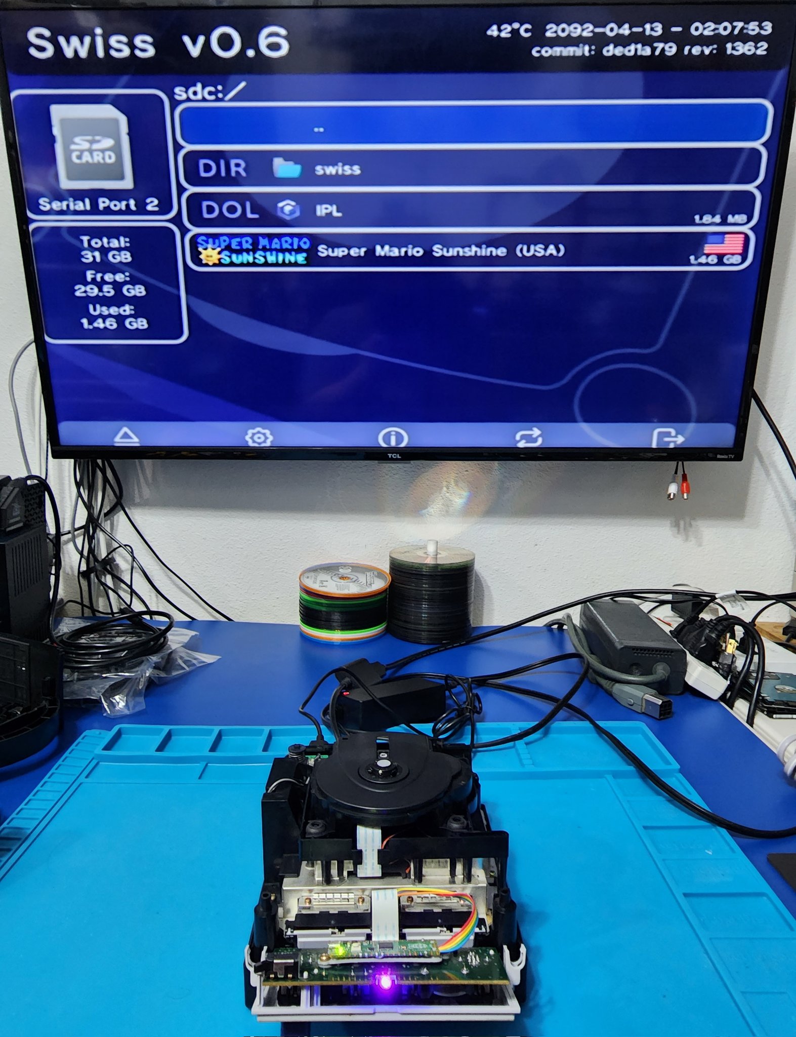 Retro Digital on Twitter "PicoBoot by webhdx installed in a DOL001