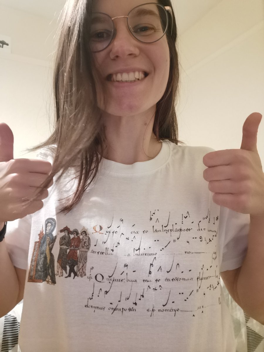 Today I wore the greatest t-shirt of all time to our end of term party #ProudNerd

T-shirt is the masterwork of <a href="/historiaetmusic/">Historia et Musica</a>