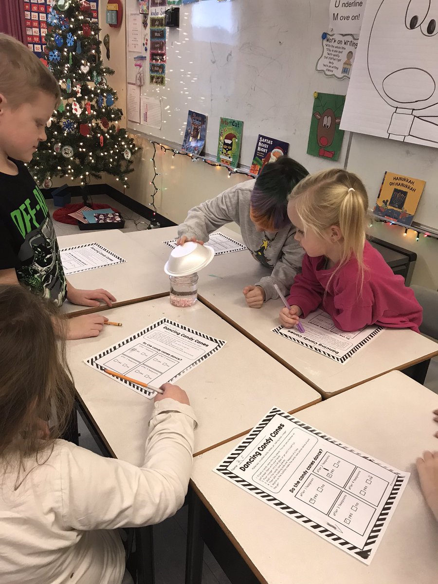 MsPeddleNL's tweet photo. More Candy Cane wonderings in our class today! Can we make them dance? Itβs especially fun when the teachers forget to leave room in the container for the reaction. Oops. Luckily the Ss have quick reflexes. @MissWarren2019 @SHA_NL @NLESDCA #scienceisfun #internshipfun https://t.co/UU5pAbbqVL