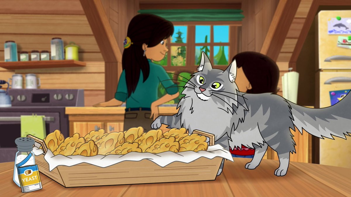 MollyOfDenali's tweet photo. A story in two parts... 🙀

After Precious ruined their batch, Molly and her mom have to quickly make fry bread in the digital short, "The Big Gathering: Precious Fry Bread." 

▶️ Watch now: https://t.co/Xnx5yztXL7 https://t.co/3TgzgKM0VE