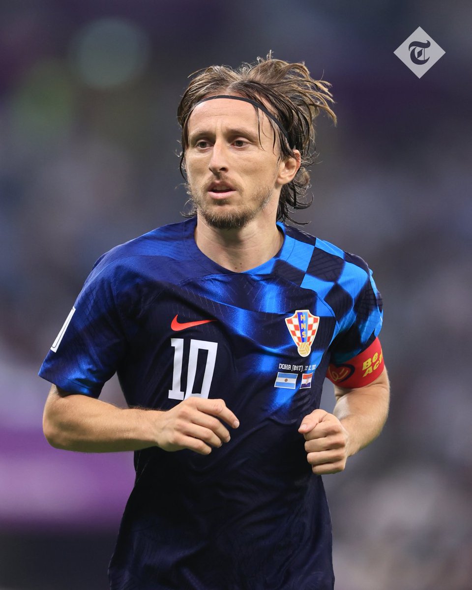 TeleFootball's tweet photo. Driving his nation on for 16 years 🇭🇷

Describe Luka Modric in one word:

_________________

#TelegraphFootball #FIFAWorldCup https://t.co/lkUGMd6xDq
