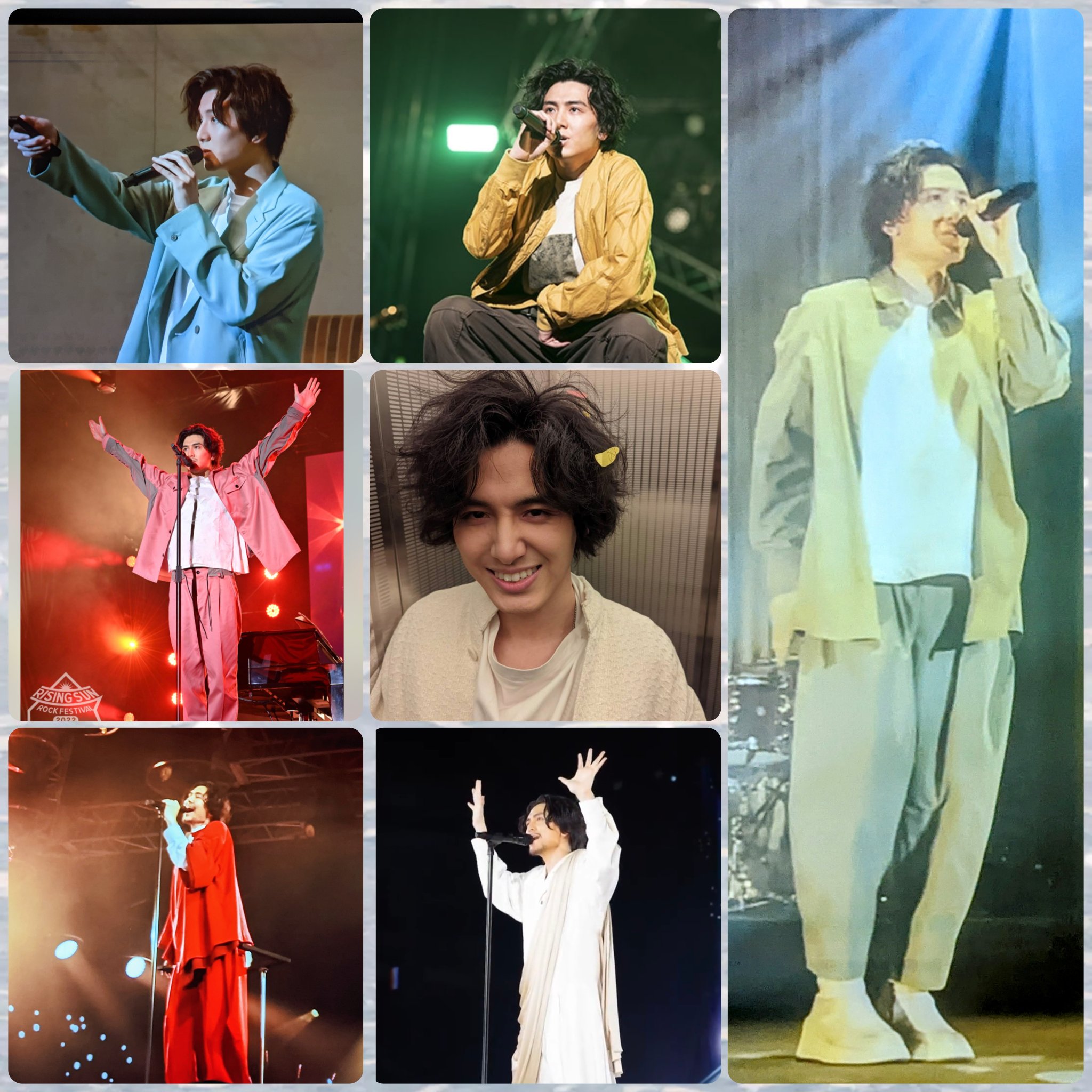 アリーナツアー タオル イエロー ブルー 藤井風 藤井 風 ライブBlu