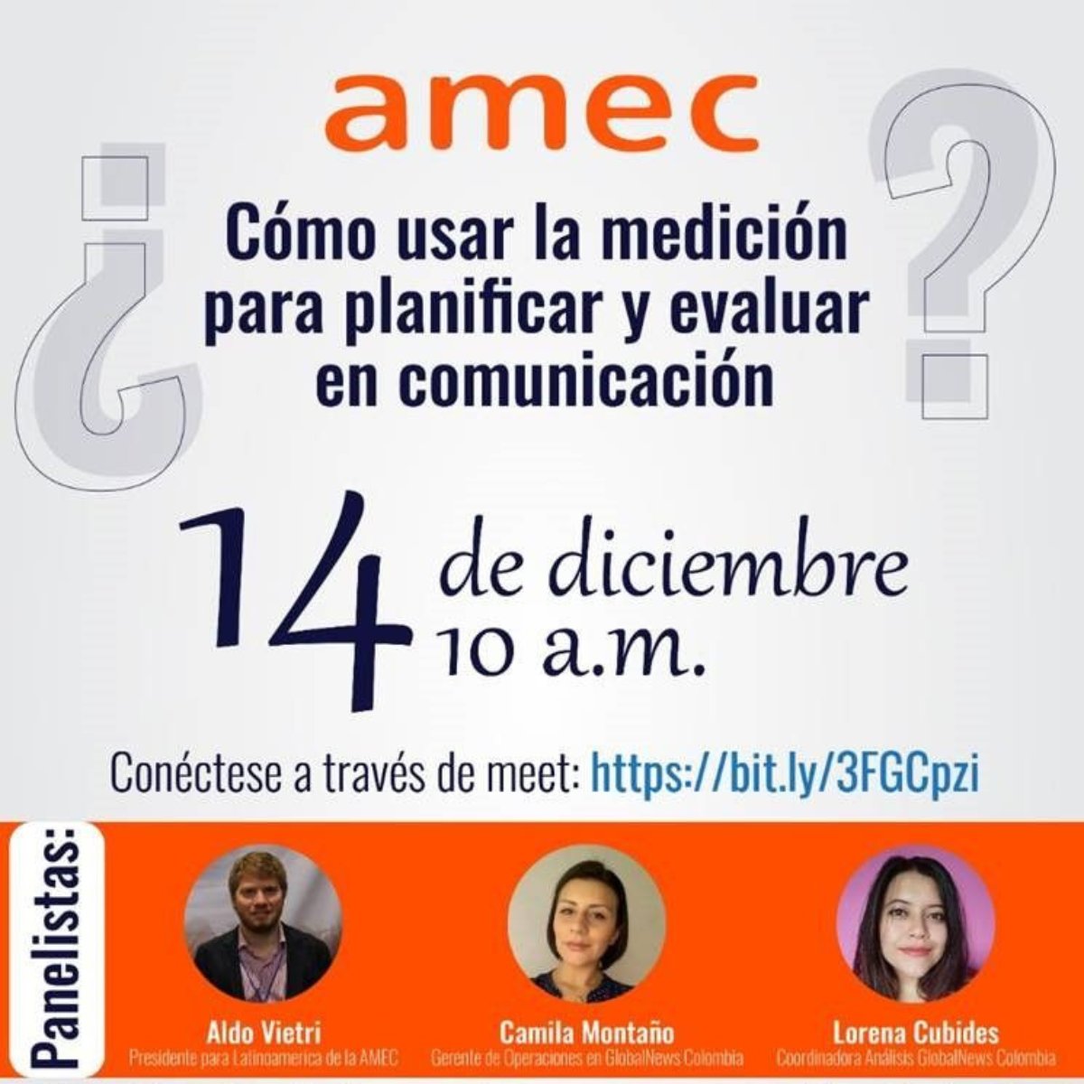 EVENTO | ¿Cómo usar la medición para planificar y evaluar en comunicación?

Desde <a href="/globalnewsgroup/">GlobalNews Group</a> trabajamos para siempre estar a la vanguardia en la medición y evaluación de la comunicación para las empresas colombianas y de Latinoamérica.