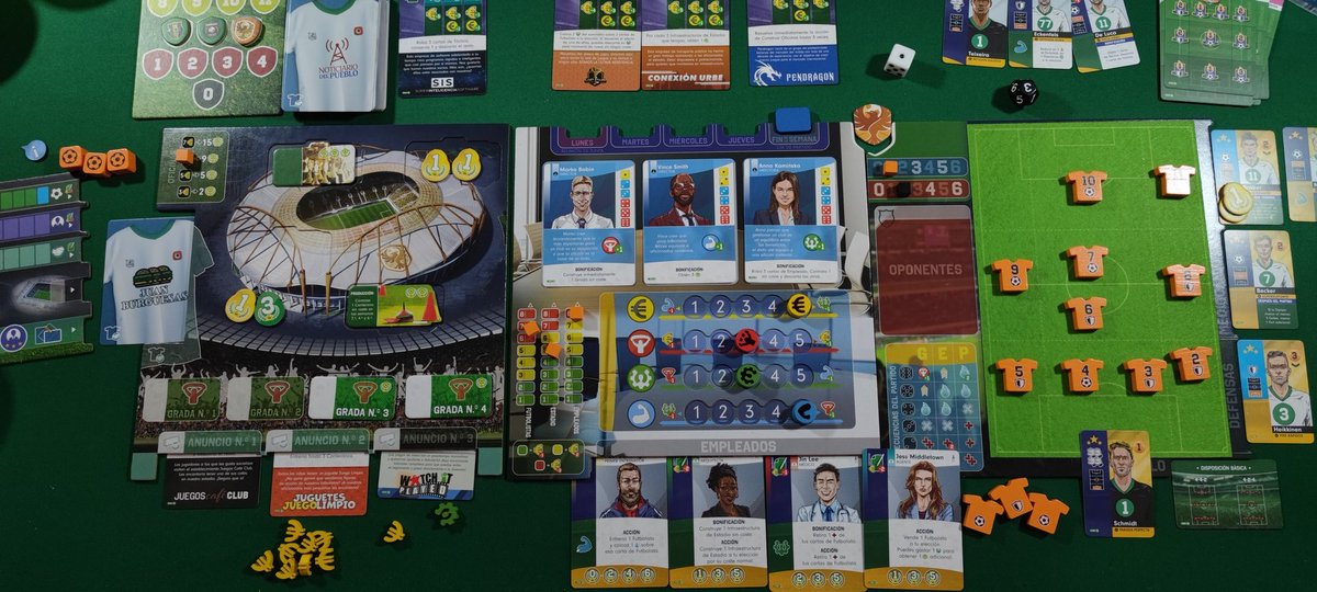 KholiastBG's tweet photo. Nos enfrentamos al primer escenario del modo solitario de ⚽Eleven⚽ a sufrir toca en 3°división. Juego que traera @MalditoGamesES próximamente en castellano. ⬇️⬇️
https://t.co/TV65oaiMAD

#boardgame #juegosdemesa #kholiastbg #solitario #boardgames https://t.co/lOwPyFYQdX