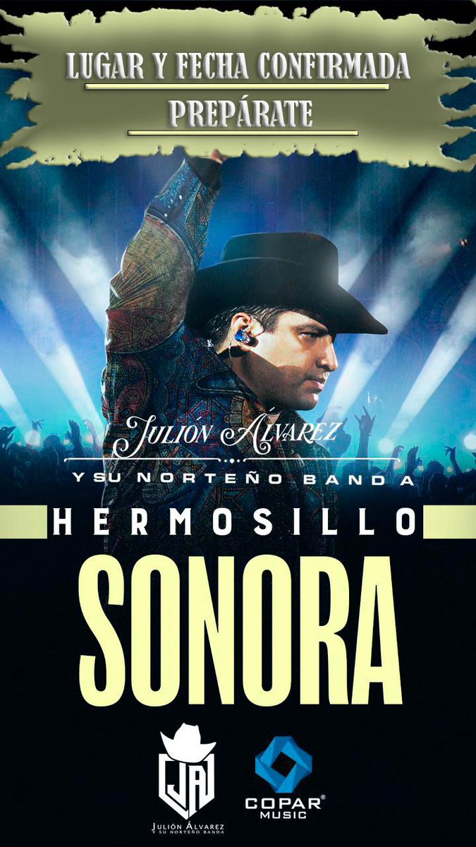 sonorabeathmo's tweet photo. #HERMOSILLO, #SONORA, PREPARATE PARA EL DESTAPE DE LA FECHA MÁS ESPERADA DEL 2023, EL LUGAR ESTA CONFIRMADO Y LA FECHA TAMBIÉN ESPÉRALO….        

EL REY DE LA TAQUILLA REGRESA A HERMOSILLO.... @julionalvarez https://t.co/D9eWdVouwk