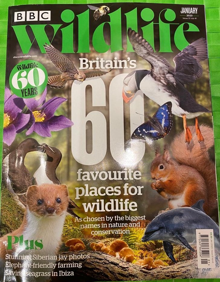 Kaulofthewilduk's tweet photo. I am proud to be featured in @WildlifeMag's 60th anniversary issue, in the company of some amazing conservationists. I contributed a piece on one of my favourite wildlife spots, Frays Farm Meadows in Ickenham.

A very happy anniversary to this outstanding magazine. https://t.co/oe3tl8jGCy