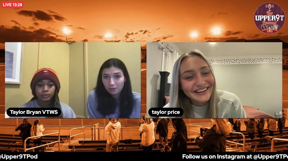 #Hokies, 

Episode one of Upper 9T is coming soon! 

Stay tuned for stream information so you can keep up with the Taylors and Tori from <a href="/HokiesWSoccer/">Virginia Tech Women's Soccer</a> all year long!