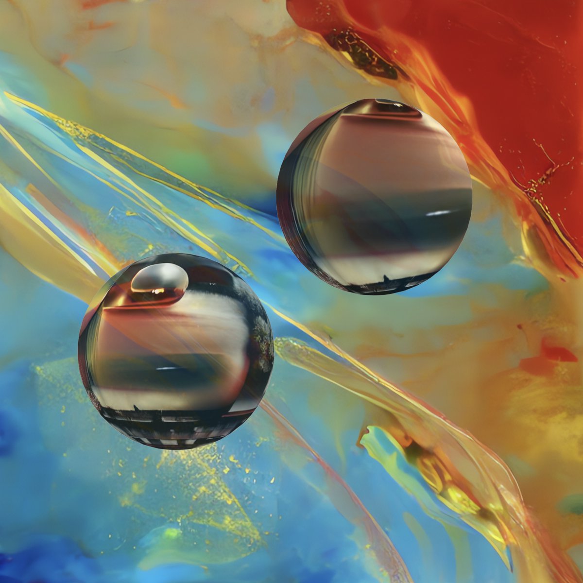 JoshuaMusikanto's tweet photo. Mixing Latent Diffusion with basic 3D design. #AIArt https://t.co/gRFBIvvU8q