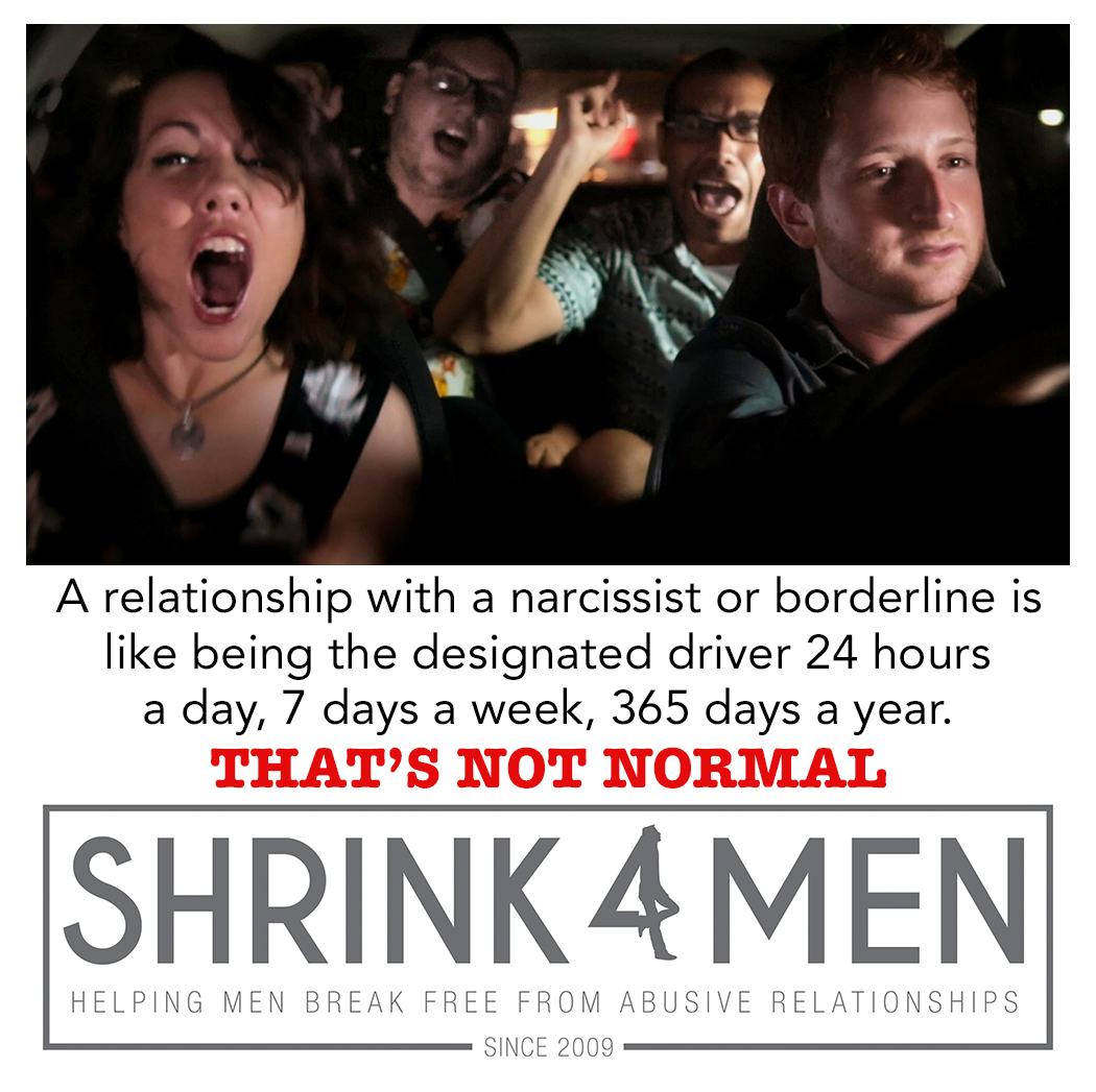 As a #codependent, a relationship with a #narcissist, #borderline, #histrionic or some combination of the #ClusterB variety pack is akin to being a 24/7/365 #DesignatedDriver. Entertaining at the start of the evening and #FML toward the end.

Perhaps it's time to take a night (or