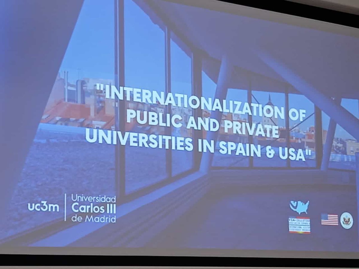 <a href="/uclm_es/">Universidad de Castilla-La Mancha</a> participa en una mesa redonda sobre los procedimientos de gestión para la atracción de estudiantes internacionales y el análisis del impacto económico de la internacionalización de las universidades de 🇪🇸 y 🇺🇸. Organizado por <a href="/uc3m/">UC3M</a> y <a href="/vcjefferson/">VIACírculoJefferson</a>