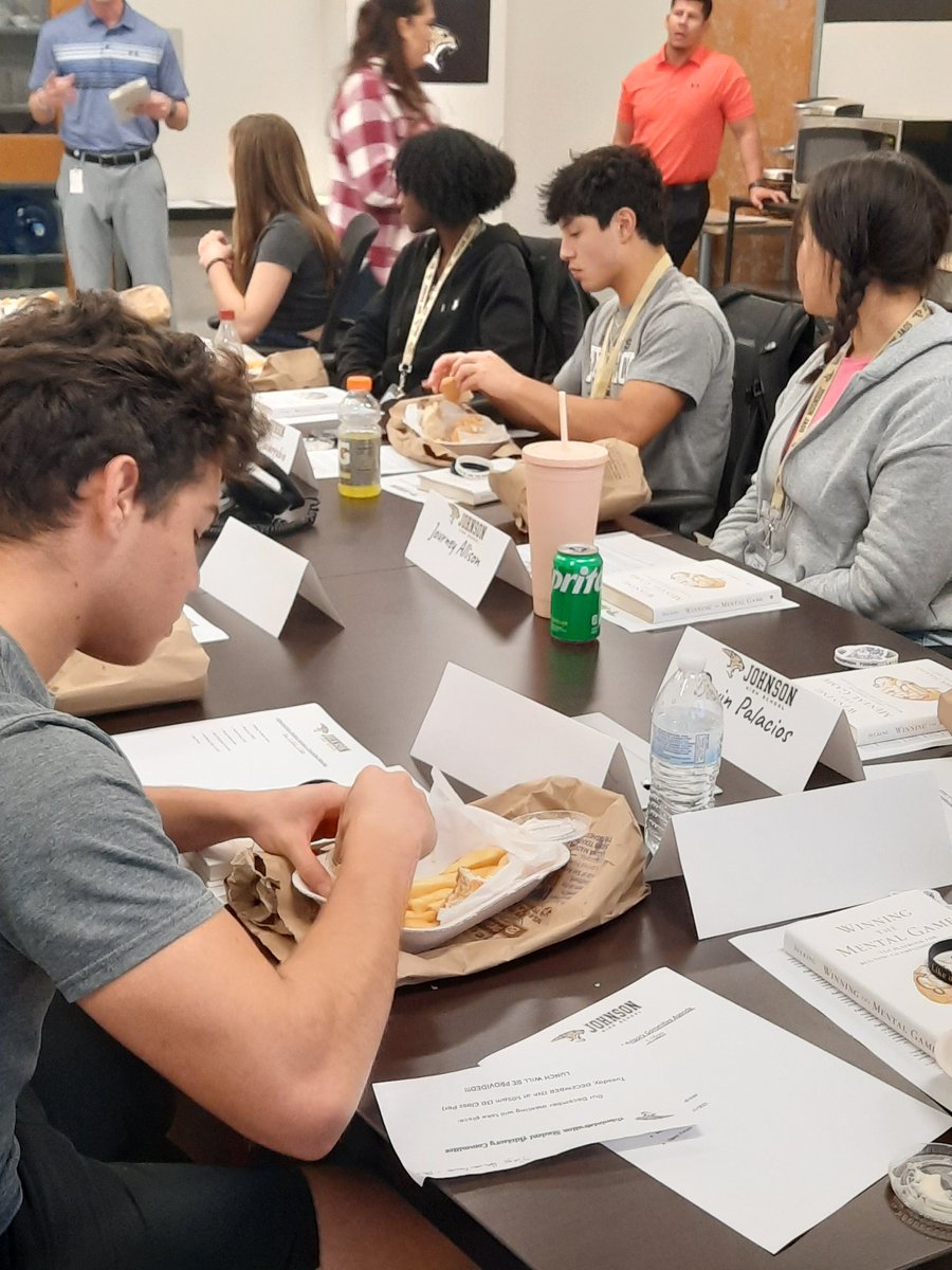 Today we held out 2nd Student Advisory Council meeting, these students were given copies of the book Winning the Mental Game by Dr. Selking. This is an amazing group of students who offered their perspectives on JHS and are helping us on our mission to be the #BIA. <a href="/brett_miksch/">Brett Miksch</a>