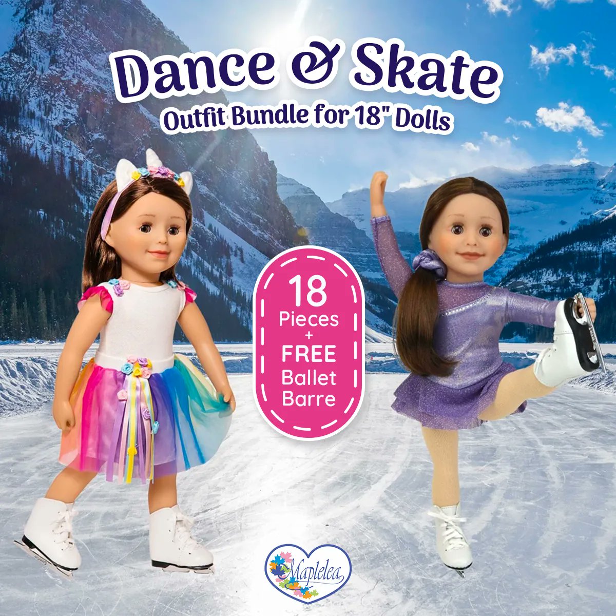 MapleleaGirls's tweet photo. Bundle up, it's the holiday season! 🎁 Our exclusive holiday bundles come with 𝗕𝗜𝗚 savings on Canadian-inspired dolls, outfits, &amp; accessories.

Shop bundles that are perfect for playtime fun: https://t.co/56bM0QhNYa. https://t.co/kgDlNrPnld