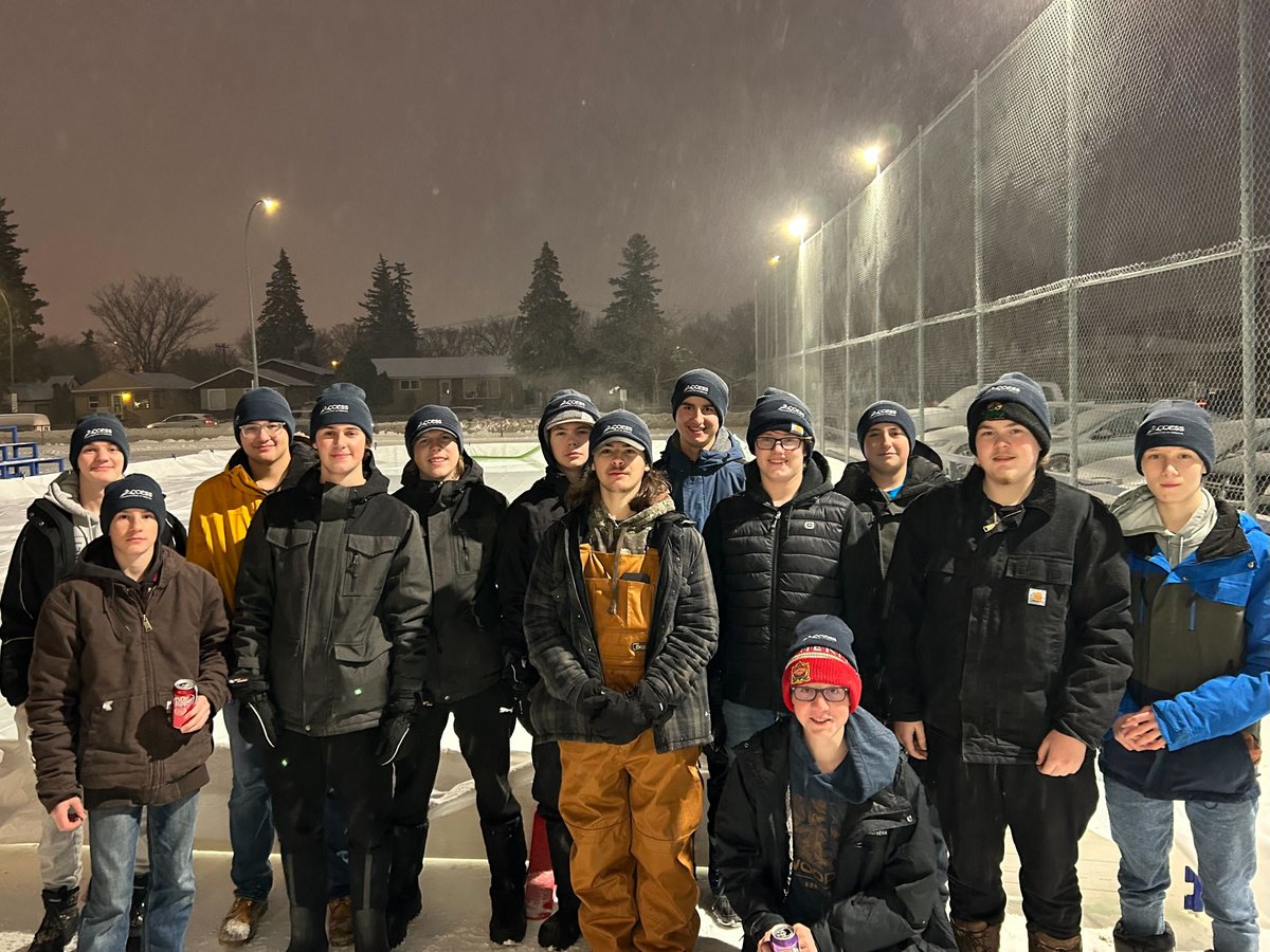 Our Community Rink is coming soon! ⛸️

Thank you to the U18 <a href="/PrairieStormSK/">Prairie Storm Hockey</a> team for helping build the Community Rink again &amp; thanks to Jason of JML Properties Ltd for help with rink setup, maintenance, and bringing his personal Zamboni all season long!

myaccess.ca/in-the-communi…
