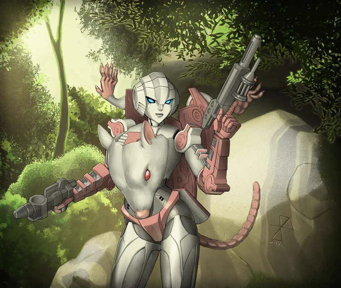 Arcee trending huh! This one time I imagined her showing up in Beast Wars. 