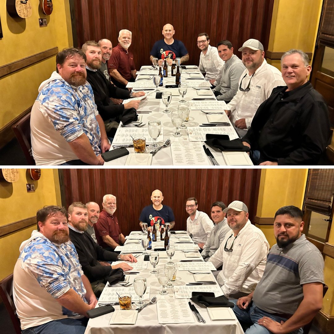 FaverGray's tweet photo. Dinner with our Villas at Suncrest team! #FaverGray #Multifamily #PanamaCityBeach #GeneralContractor https://t.co/jNQlVsS2f2