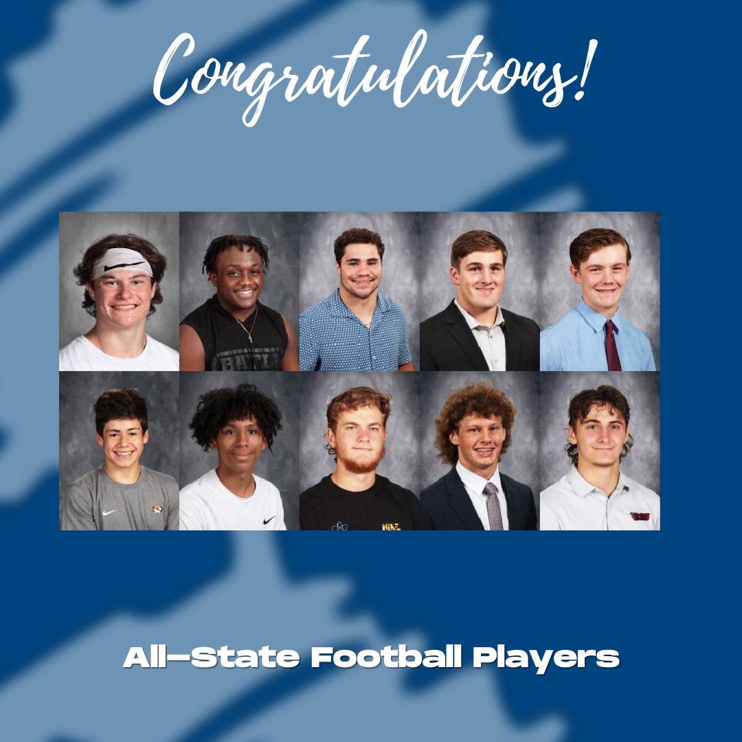 Congratulations to the 10 Rockwood students who earned All-State in football, including first-team selections Alex Bray (Marquette), Kevin Emmanuel and Justin Selbert (Eureka), and Dominic Nenninger and Braden Warfel (Rockwood Summit)!

Learn more: rsdmo.info/AllStateFootba…