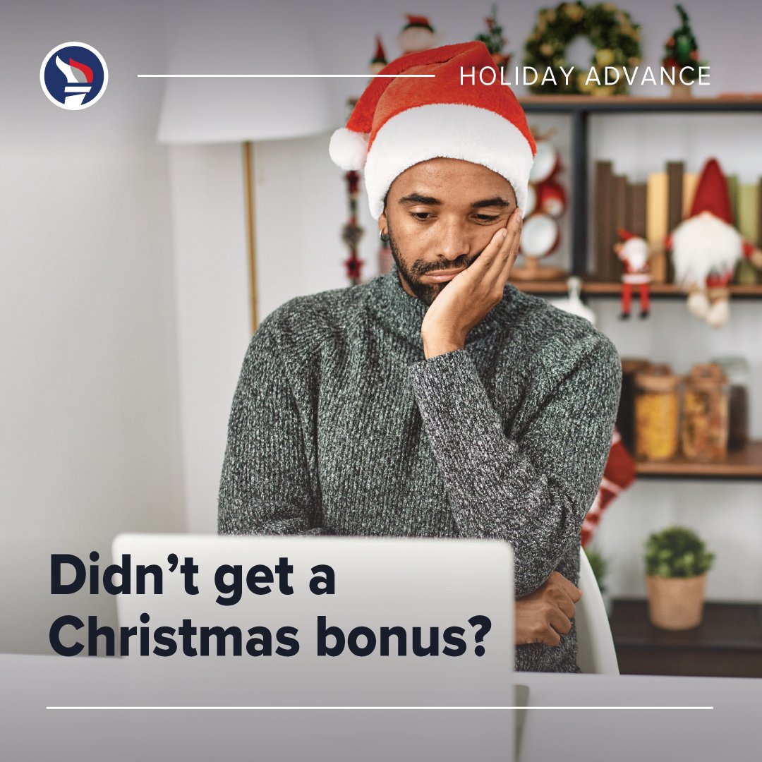 luvjones64's tweet photo. Didn't get your Christmas Bonus? Apply for a Holiday Advance $200 up to $500. Returning Refund Transfer customers can apply for a Liberty Tax Holiday Advance loan* disbursed to a DEEPBLUE Debit Account. See site for full details: https://t.co/lzUesfWvLA https://t.co/RCzrw7E9A3