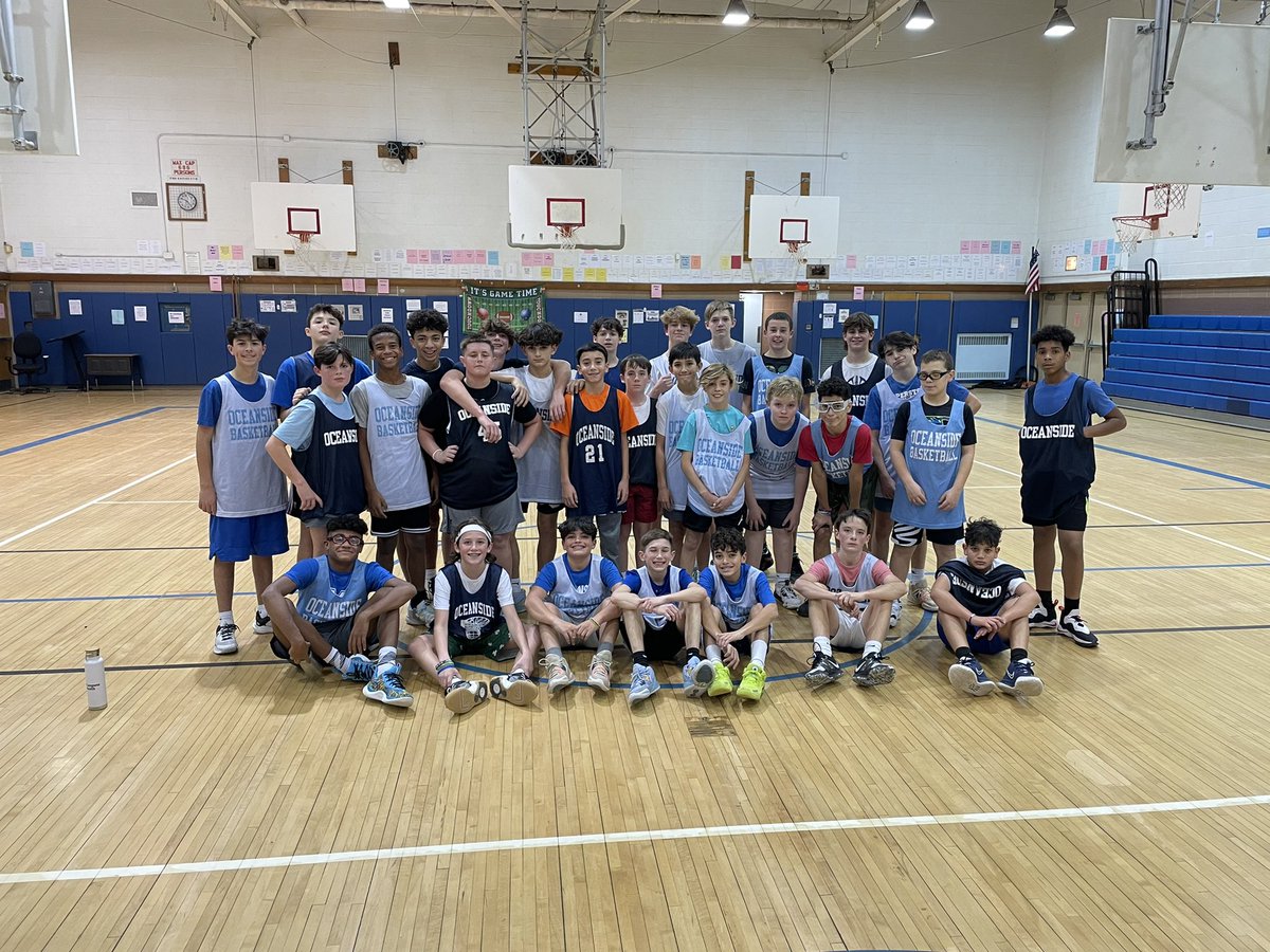 Program building. Great joint practice with the <a href="/OMS_NY/">Oceanside MS</a> 7th and 8th grade basketball teams. <a href="/osdAthleticdept/">OSD Athletics, Physical Education and Health</a> <a href="/OHS_mbball/">oceanside_basketball</a> #wego