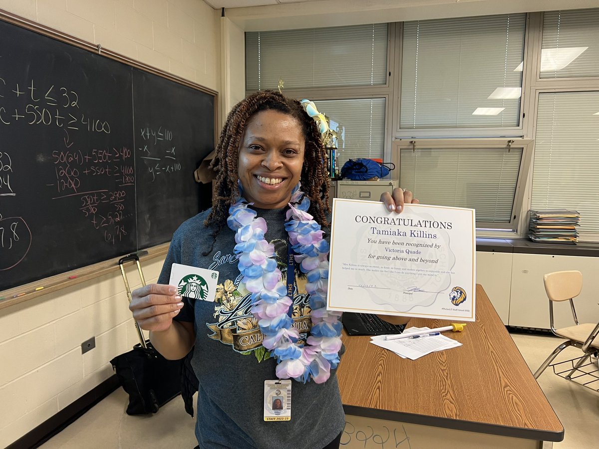 Congratulations to our next round of #WeAreLT Staff Award Winners, Kirsten Manthei, Katy Melcher, and Tamiaka Killins! They were nominated by students for going above and beyond for them! Thank you for all you do for your students and <a href="/LTHS_D204/">Lyons Township High School District 204</a>!