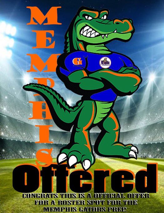 Blessed to Receive my 6th Offer From @GatorsMemphis @CoachSmithHHS