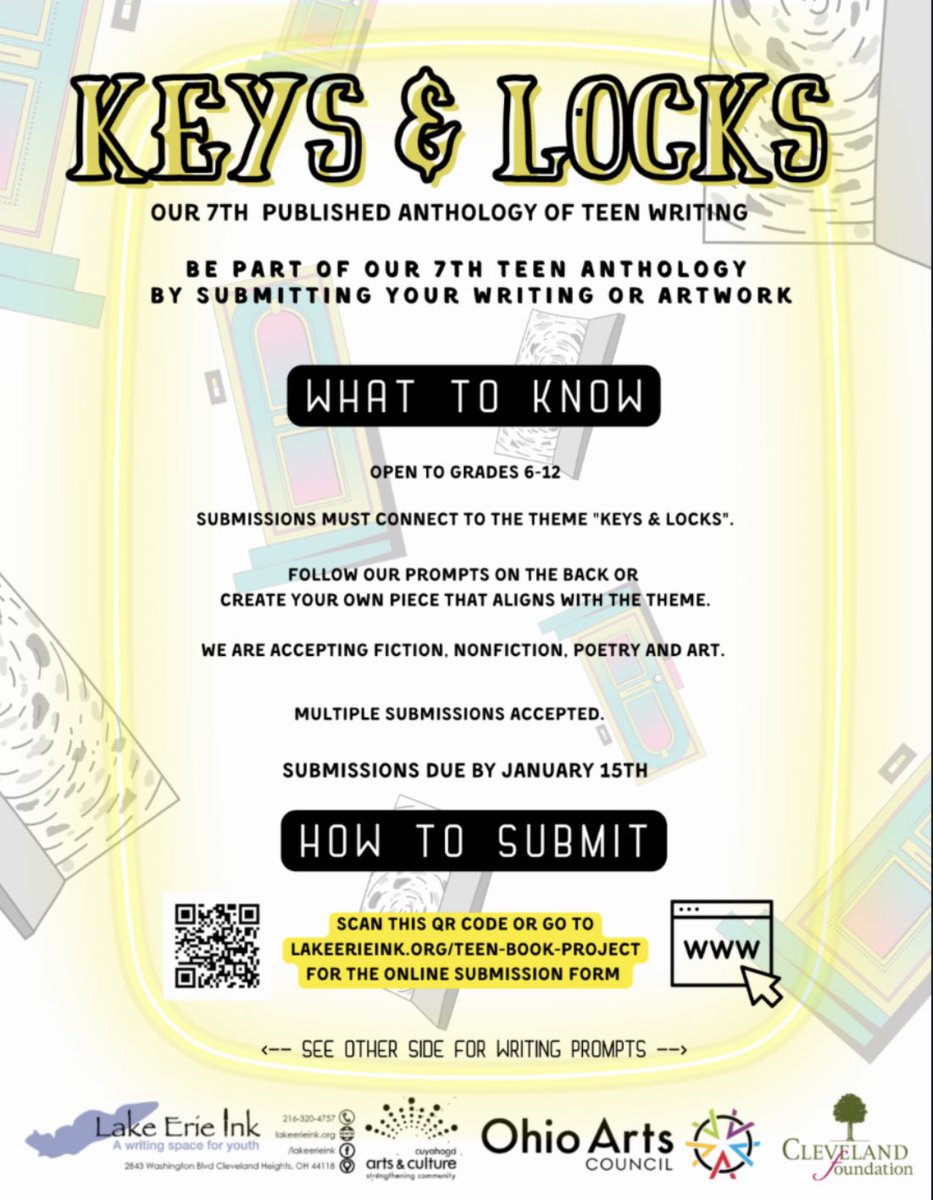 Ms_Neville's tweet photo. Attention all writers in grades 6-12! https://t.co/v7ZkCyQptY