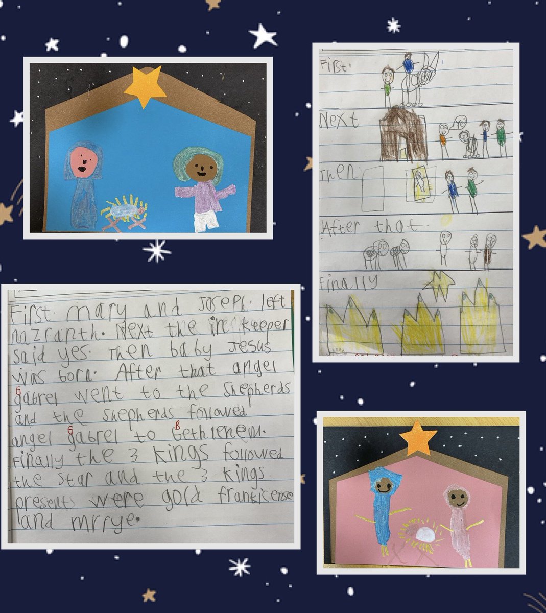 stdavidsrc2017's tweet photo. We have been busy re-telling the very special Christmas story โญ๏ธ The Bible, our concert and our story maps really helped! #sdpsyR1 #faithfilled #ambitiousandcapable #Bible #Nativity #storymaps #sayitfirst @catholiccwmbran https://t.co/NqYW6S3KwO