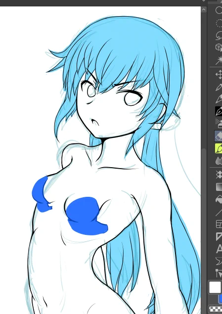 何か唐突に描きたくなったすち子 