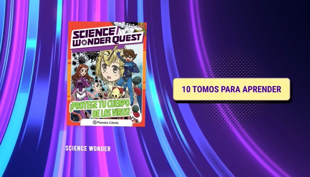 🔬Science wonder🔬

✅La editorial @PlanetadComic
licencia el manga #ScienceWonder de Kaoru Osada y Hisashi Matsumoto 🤩🤩

✅Serie de 10 tomos en formato C6 ⬅️⬅️

✅Para futuras noticias, no olvidéis seguirnos en @PAkihabara 👈👈