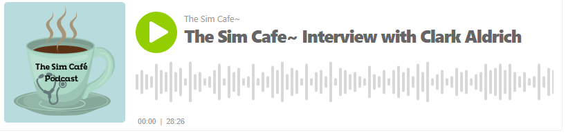 boogsarah's tweet photo. Good interview with @clarkaldrich, highlighting the role #simulations are playing in the teaching of #skills @debtauber https://t.co/oLd81fVLgR https://t.co/WOWYISM7Cq