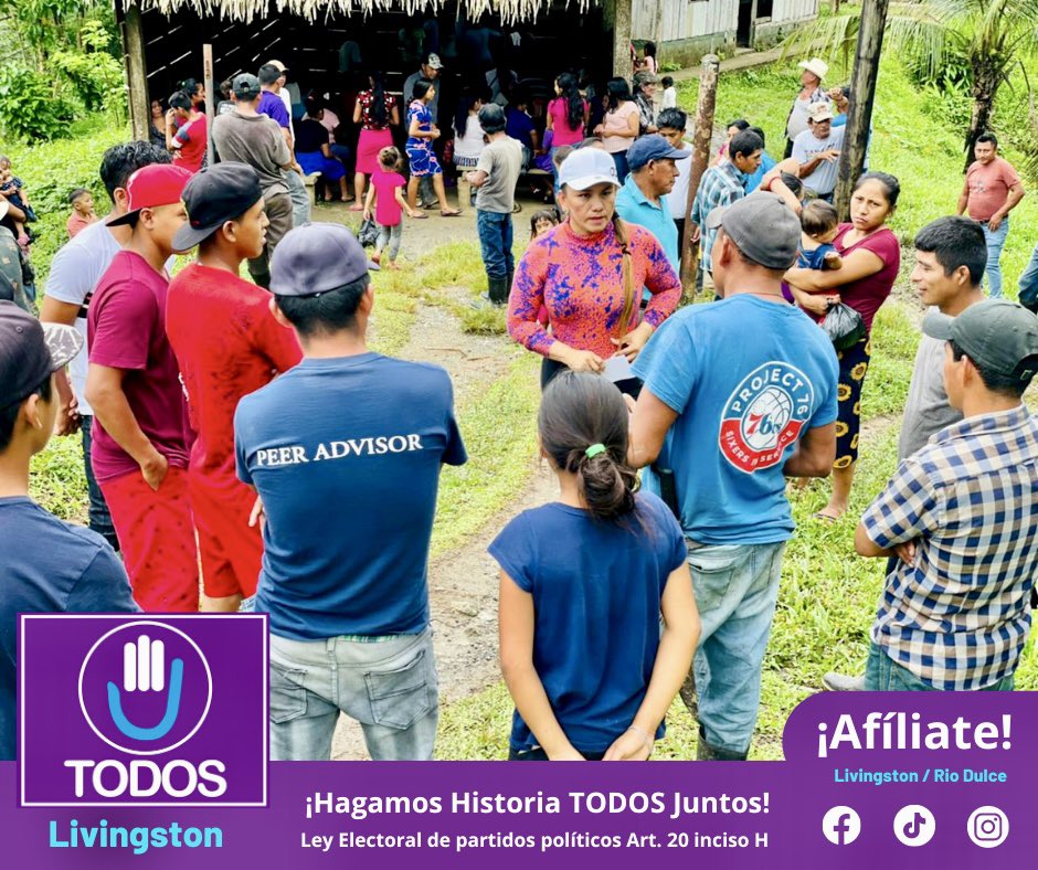 velizveronica01's tweet photo. Un gran fin de semana bien trabajando gracias equipo de 💜se dieron capacitaciones y afiliaciones ¡Dios es bueno! 
Lívingston Afliate al partido más grande de Guatemala
¡Hagamos Historia TODOS Juntos! 

#TeQuieroLivingston #TeQuieroRioDulce #Todos #Livingston #VeronicaVeliz https://t.co/aP76UcsU68