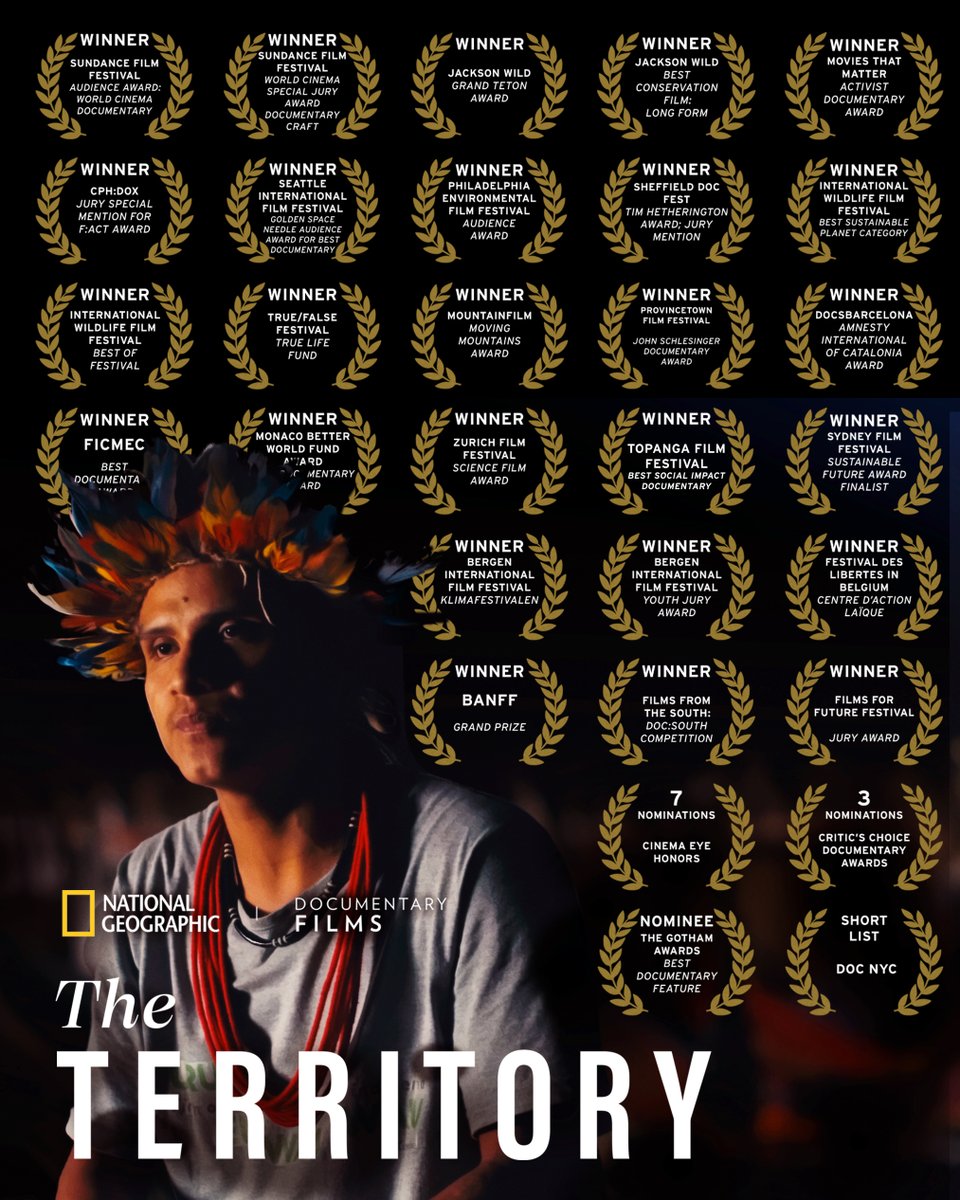 With 30 awards and nominations from festivals and and ceremonies around the world, #TheTerritory is one of 2022's most decorated documentary films. Now streaming on #DisneyPlus